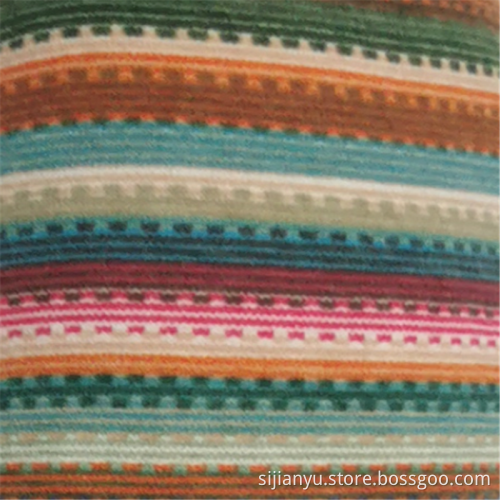 Thickened Stripes Brushed Polyester Indoor Warm Leggings